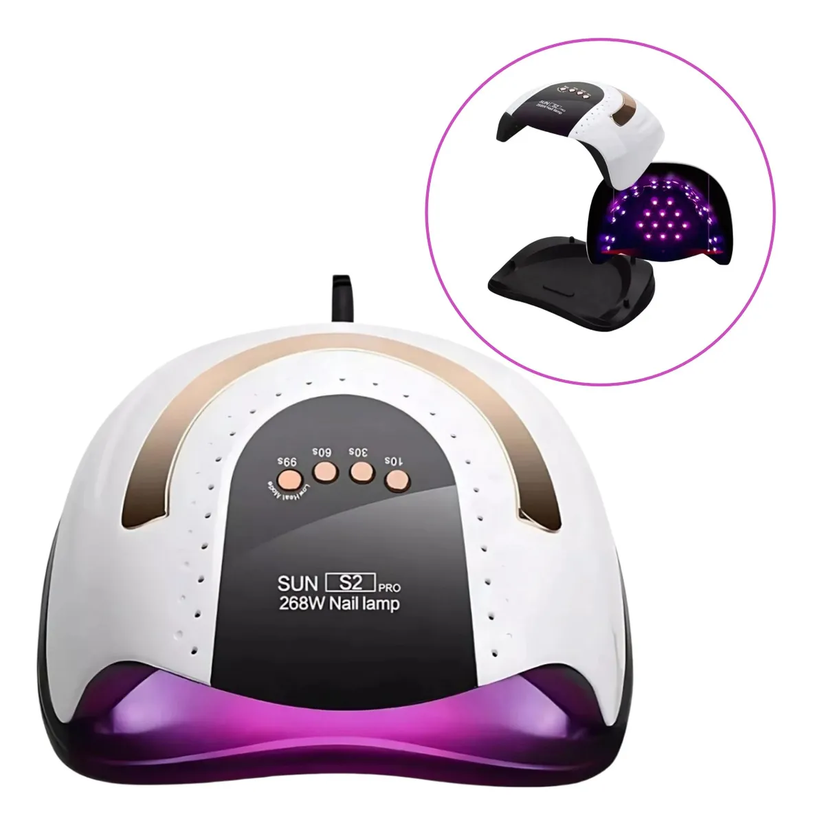 دستگاه یو وی UV/LED ناخن سان مدل Sun S2 Pro (268 وات) - Image 9