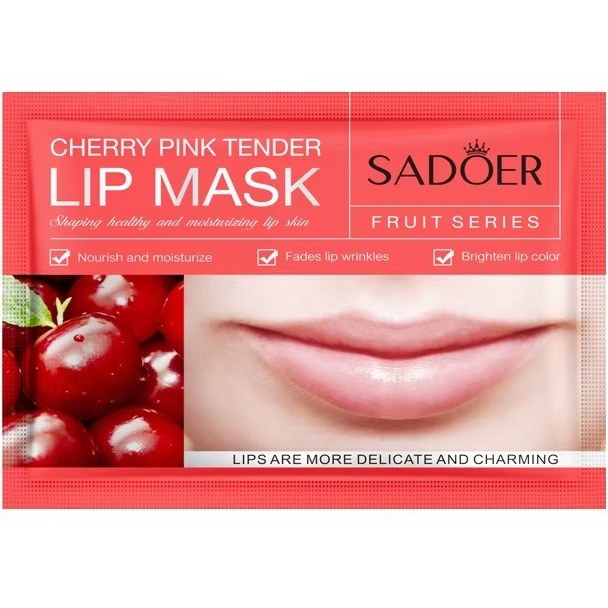 ماسک ورقه ای لب پچ لب ترمیم کننده و آبرسان سادور SADOER وزن 8 گرم - Image 7