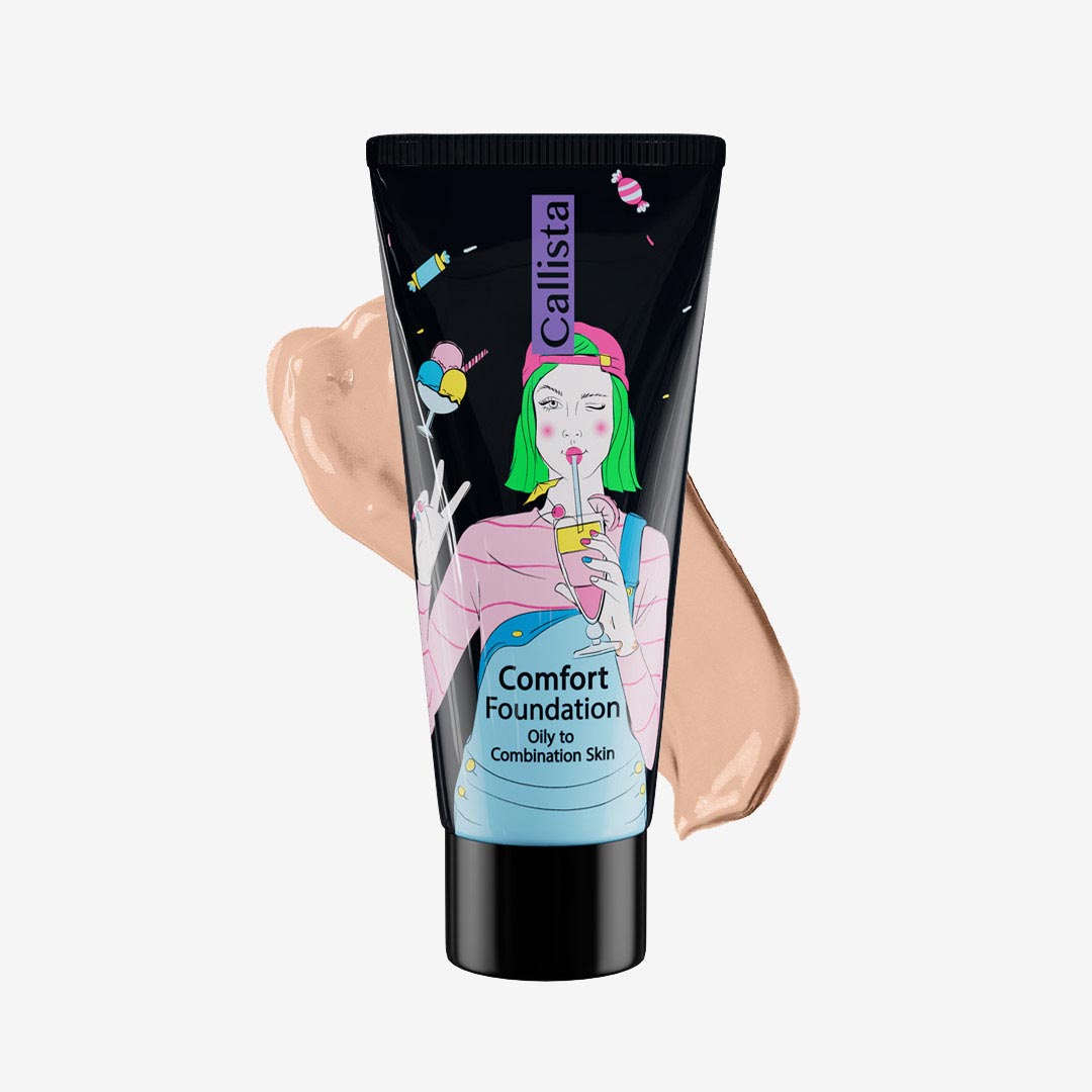 کرم پودر کامفورت کالیستا Callista Comfort Foundation - Image 2