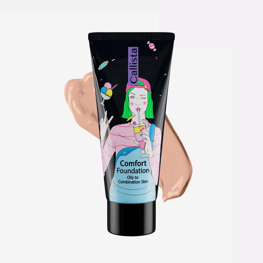 کرم پودر کامفورت کالیستا Callista Comfort Foundation - Image 3