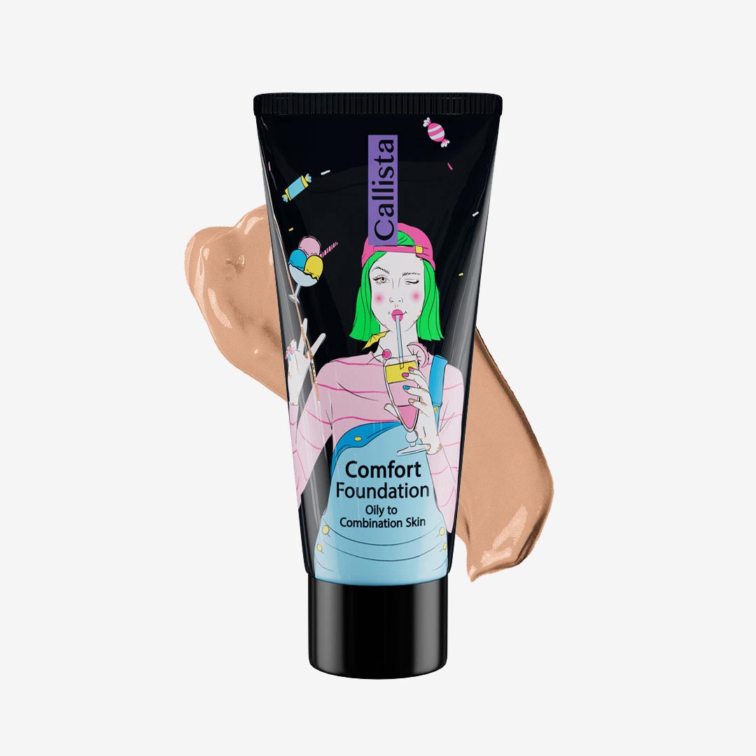 کرم پودر کامفورت کالیستا Callista Comfort Foundation - Image 4