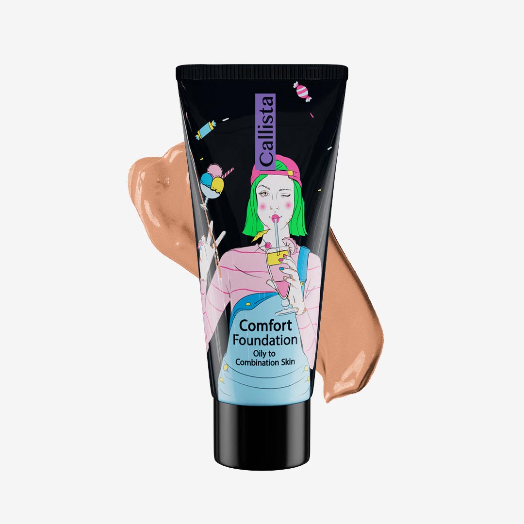 کرم پودر کامفورت کالیستا Callista Comfort Foundation - Image 5