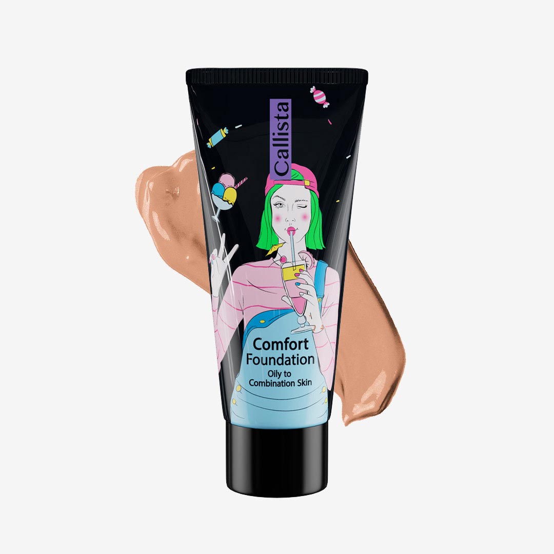 کرم پودر کامفورت کالیستا Callista Comfort Foundation - Image 6