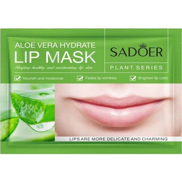 ماسک ورقه ای لب پچ لب ترمیم کننده و آبرسان سادور SADOER وزن 8 گرم - Image 5