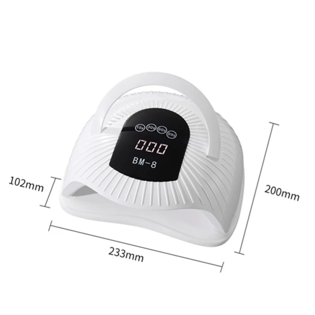 دستگاه یو ویUV/LED ناخن 300واتی سان مدل sun BM_8 - Image 6