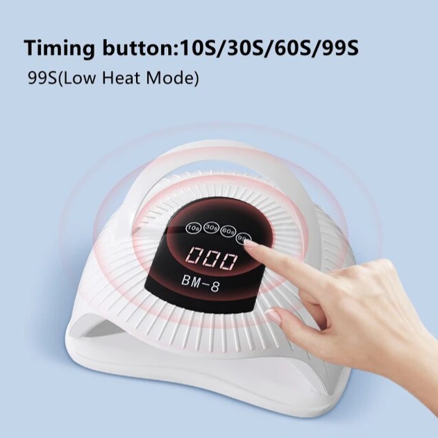 دستگاه یو ویUV/LED ناخن 300واتی سان مدل sun BM_8 - Image 2