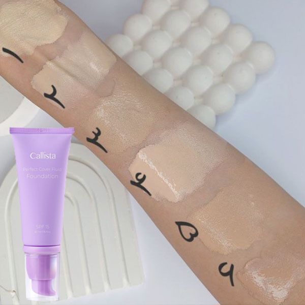 کرم پودر فلوییدی کالیستا مدل Perfect Cover حجم 40 میلی لیتر - Image 6