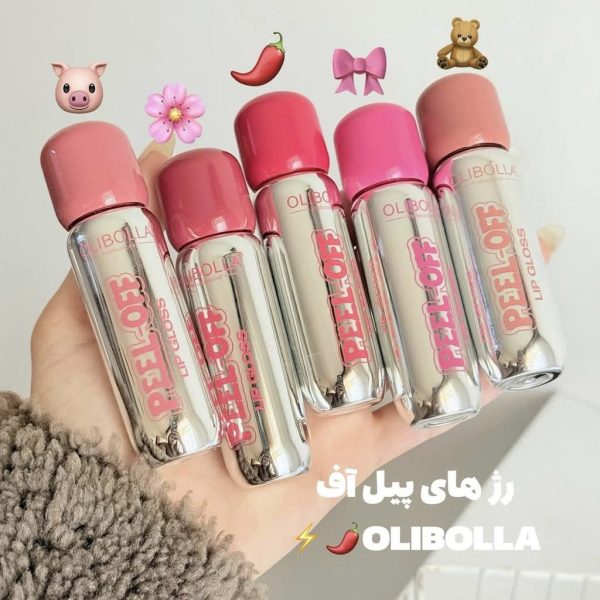 رژ لب پیلاف اولیبولا حجم 3 5 میل OLIBOLLA PEEL OFF LIP GLOSS