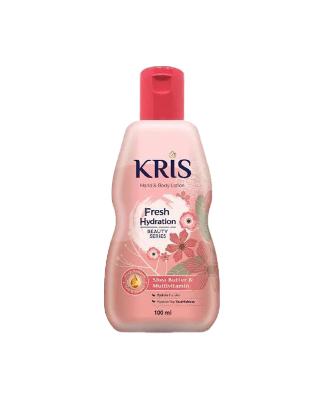 لوسیون مرطوب کننده دست و بدن کریس مدل fresh hydration حجم 100 میل