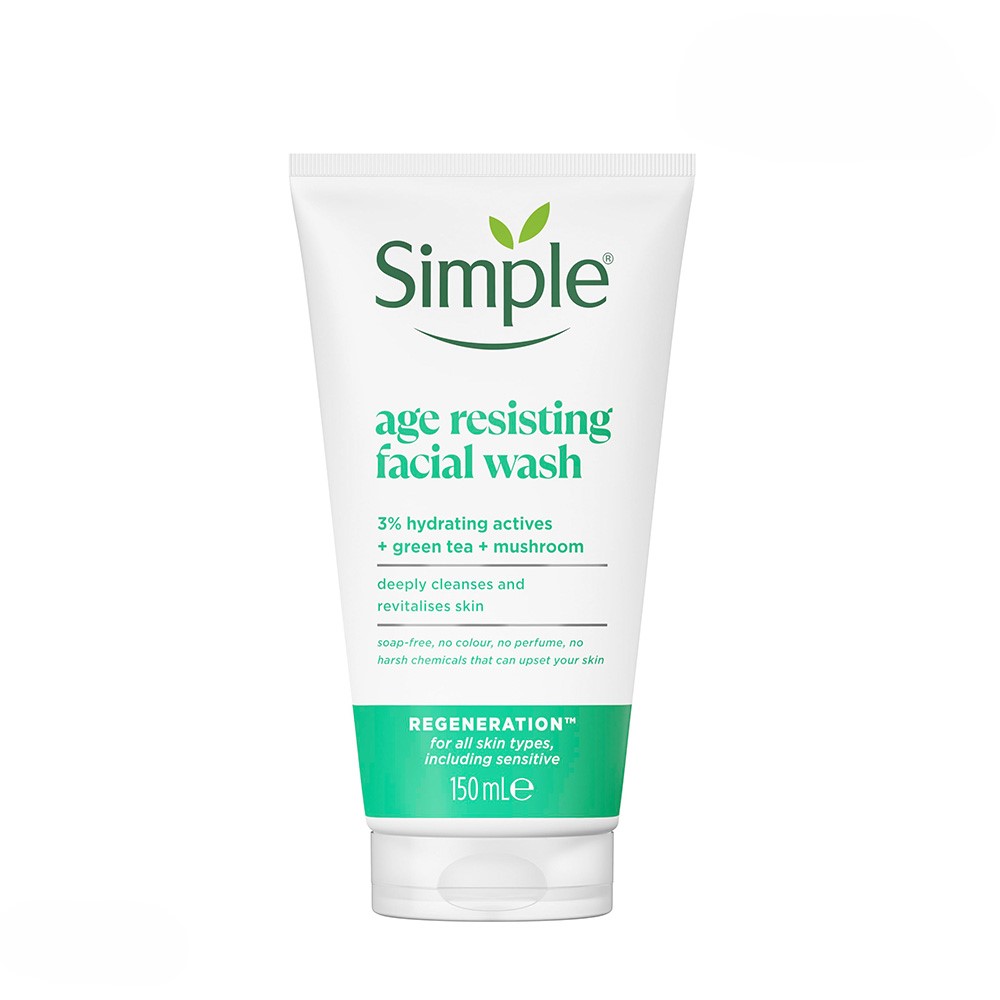 ژل شتسشوی چای سبز و قارچ سیمپل