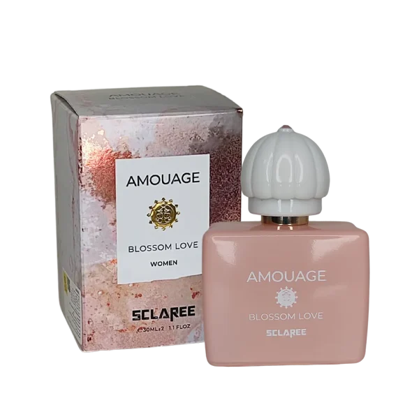 عطر ادکلن مینیاتوری زنانه اسکلاره Sclaree مدل آمواج بلوسوم لاو Amouage Blossom Love حجم 30 میلی لیتر