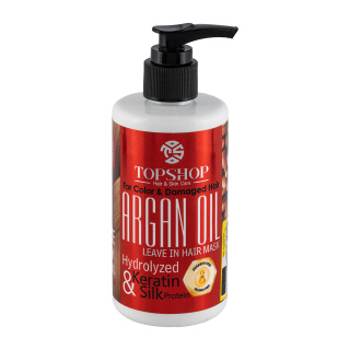 ماسک مو بدون آبکشی تاپ شاپ حاوی کراتین بدون سولفات حجم 250 میلی لیتر Top Shop Hair Mask
