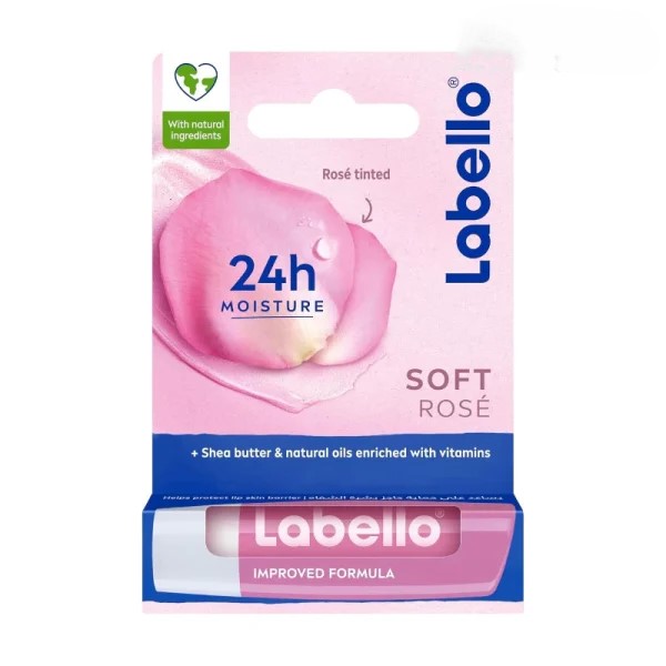 بالم لب لابلو LABELLO SOFT ROSE حجم4 8g اصل