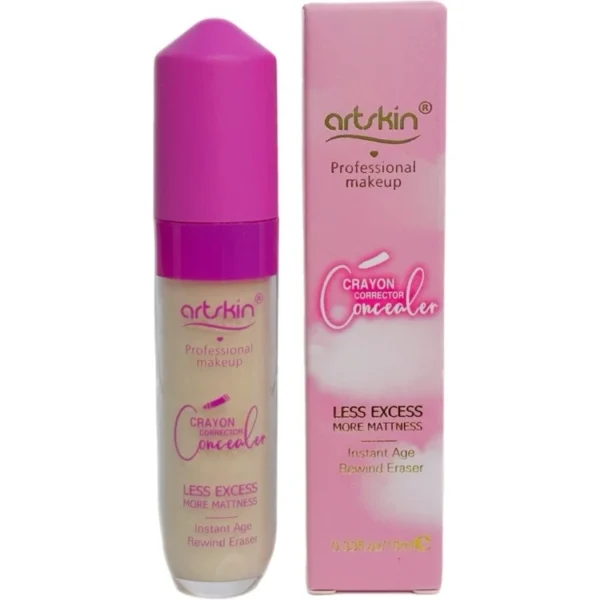 کانسیلر مایع صورتی آرت اسکین مدل کرایون حجم 10 میل ARTSKIN