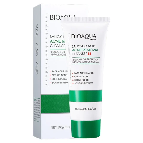 فوم شستشوی صورت ضد جوش سالیسیلیک اسید بیوآکوا bioaqua