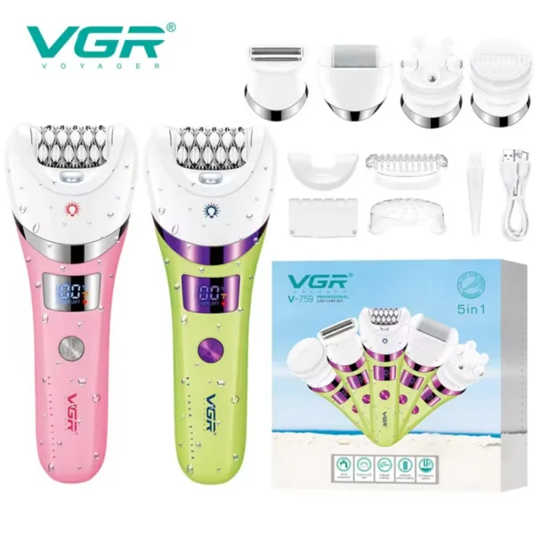 اپیلاتور 5 کاره شیور بانوان وی جی آر مدل VGR V 759