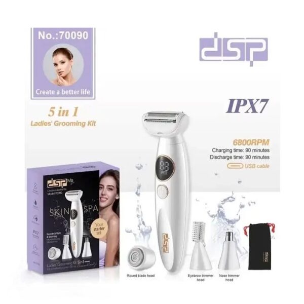 Dsp women face and body shaver set model 70090 1 600x600